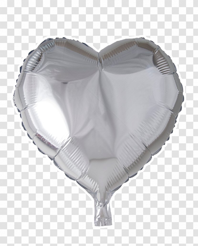 Toy Balloon Gold Silver Heart Transparent PNG