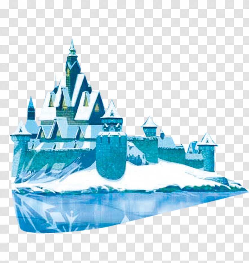 Elsa SnowCastle Of Kemi Olaf - Cartoon - Frozen Castle Transparent PNG
