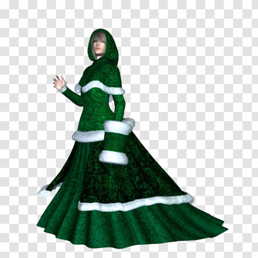 Christmas Tree Costume Design Green Ornament Transparent PNG
