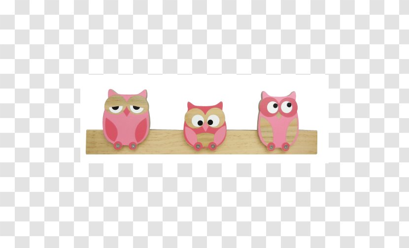 Owl Wall Hooks Hook (Coral Blush) Product Pink M Transparent PNG