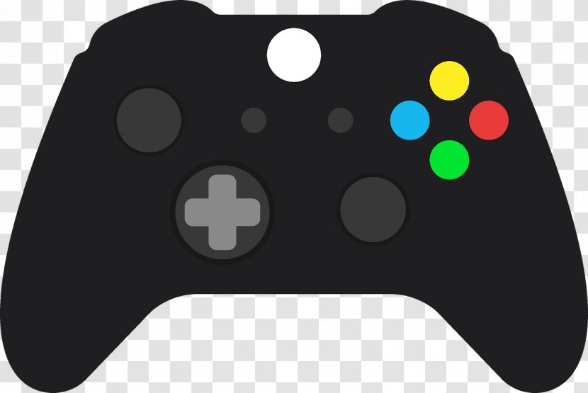 Game Controllers Xbox 360 Controller Clip Art Video Games - Black - Creative Transparent PNG