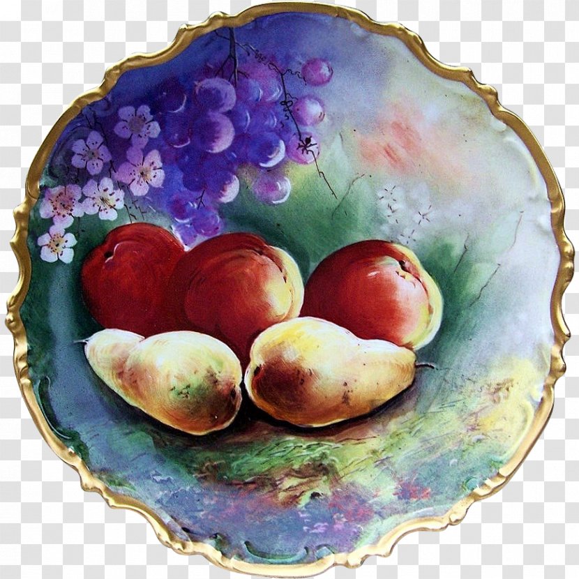 Still Life Photography Porcelain Fruit - Easter Egg - Hand Painted Peach Transparent PNG