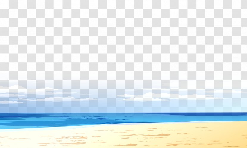 Sea Water Sky Wallpaper - Blue Transparent PNG