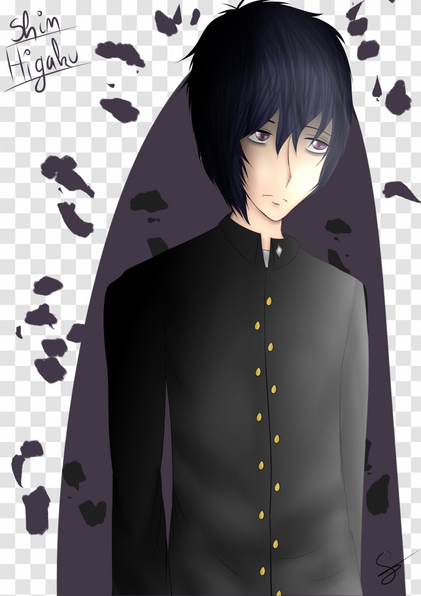 Yandere Simulator Fan Art Gray Wolf DeviantArt - Watercolor - Sin Chan Transparent PNG