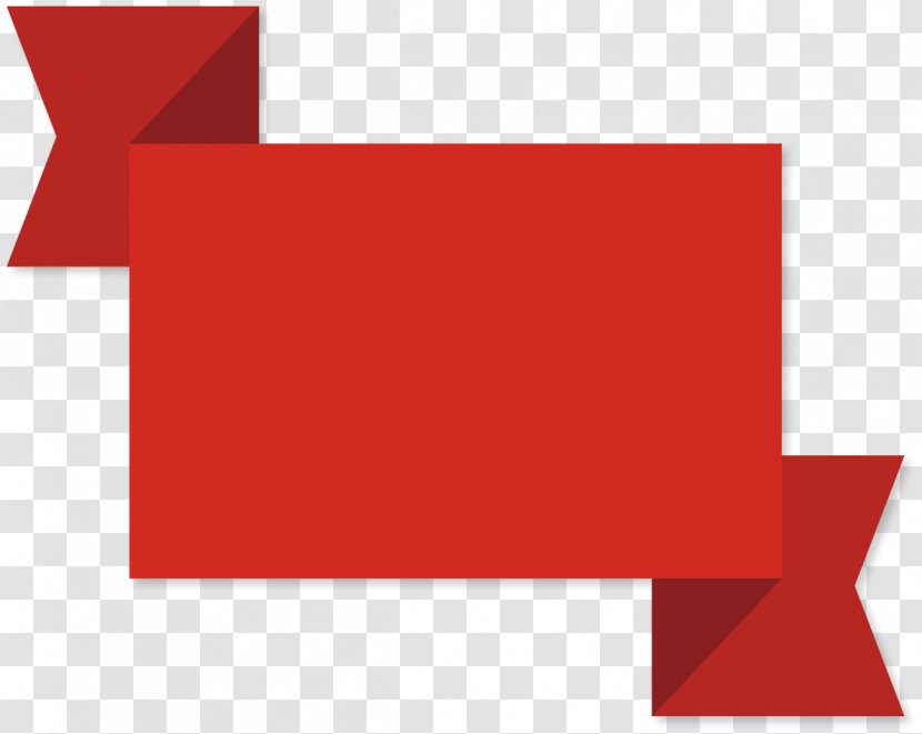 Euclidean Vector - Rectangle - Red Label Transparent PNG