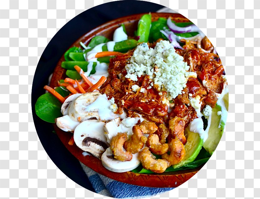 Thai Cuisine Pulled Pork Taco Barbecue Spinach Salad Transparent PNG