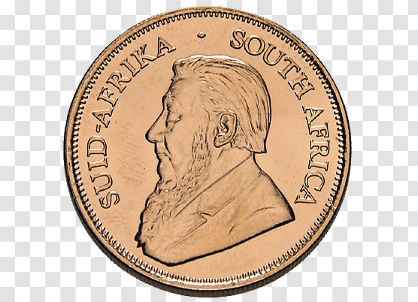Bullion Coin Gold Krugerrand - South African Mint Transparent PNG