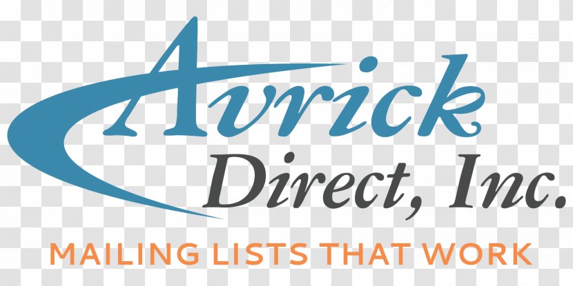 Avrick Direct Inc. Logo Brand Font - Blue - W Clement Stone Transparent PNG