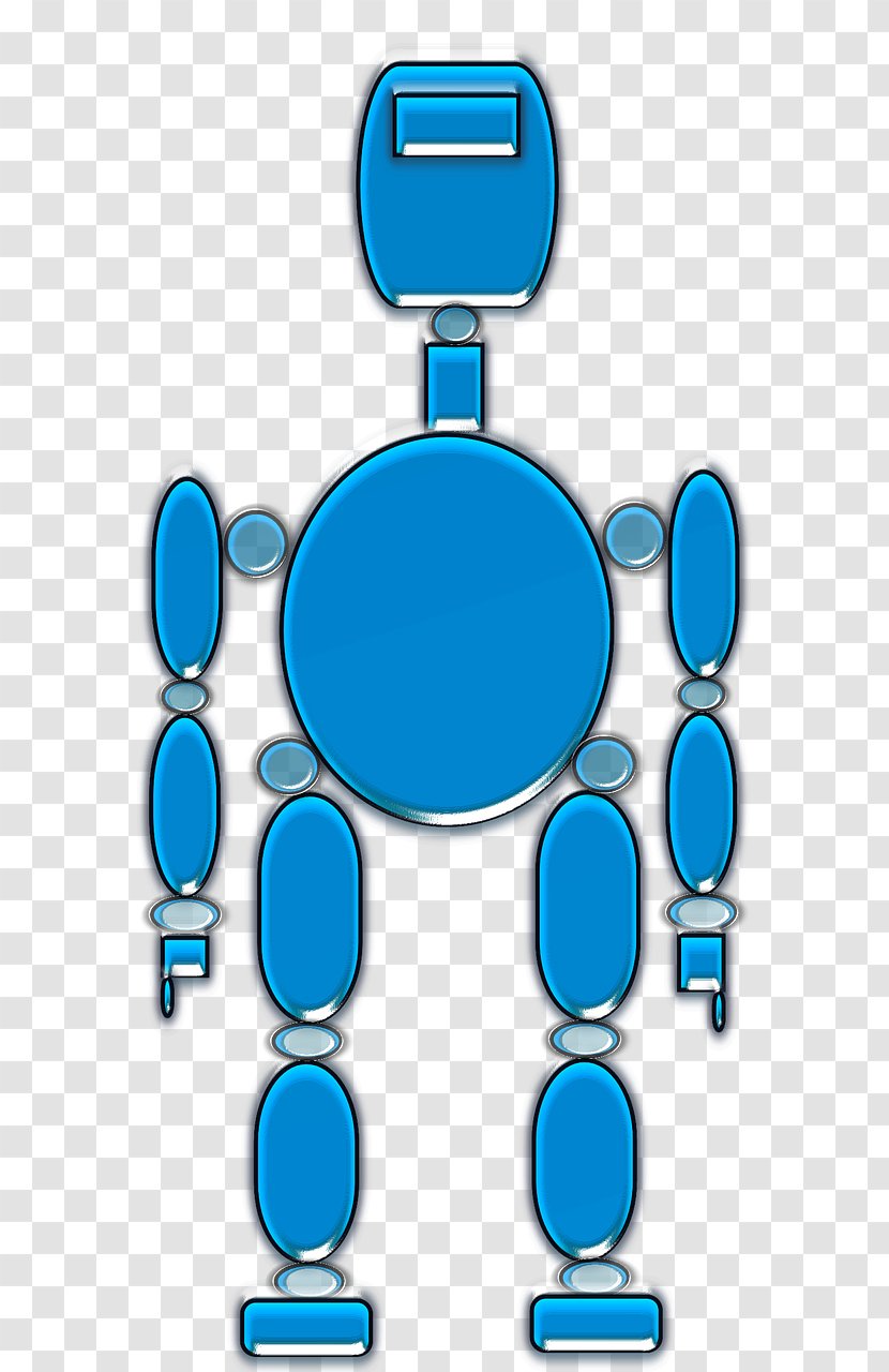 Robot Android Mechanical Engineering Blue Technology - Rectangle Transparent PNG