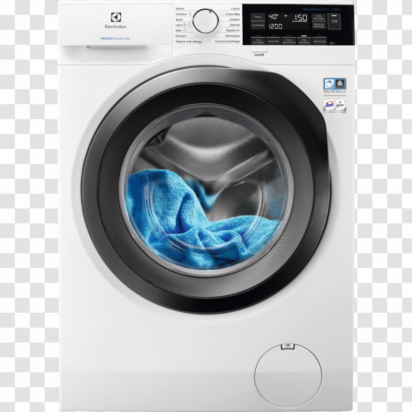 Washing Machines Electrolux Clothes Dryer Clothing Laundry Detergent - Dish Transparent PNG