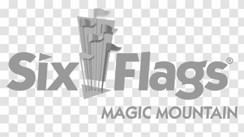 Logo Brand Product Design Font - Six Flags Magic Mountain Lines Transparent PNG