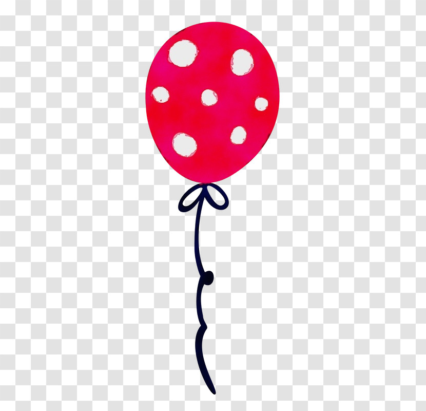 Red Balloon Heart Transparent PNG