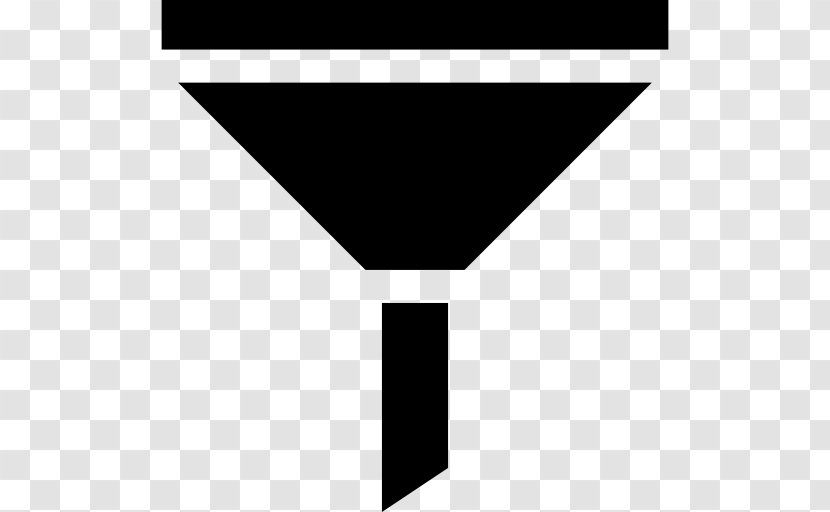 Funnel Icon - Black And White - Monochrome Photography Transparent PNG