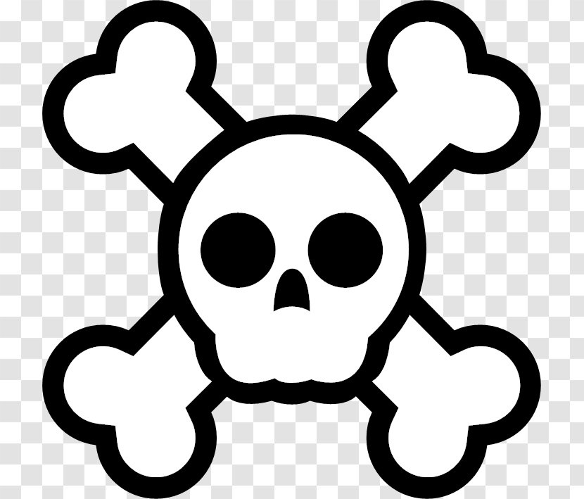 Skull And Bones Crossbones Human Symbolism - Monochrome Photography Transparent PNG