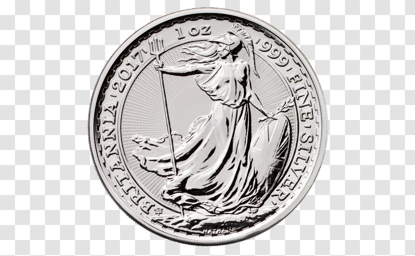 Britannia Bullion Coin Silver Anniversary - Material Transparent PNG