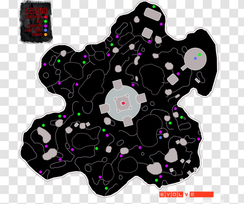 Evolve Map Wikia - Ign Transparent PNG