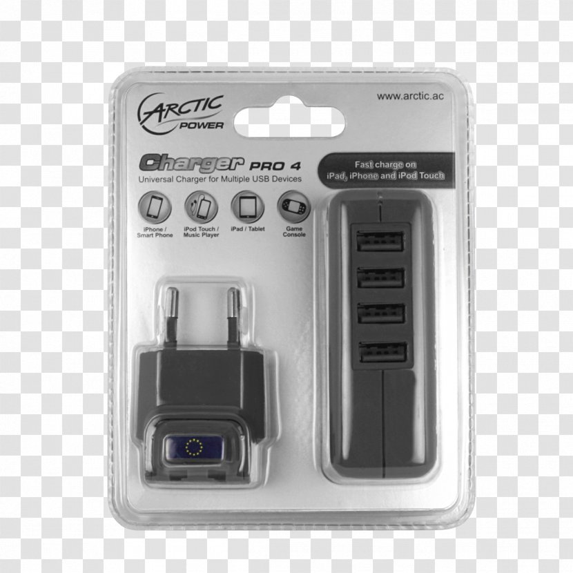 Battery Charger Adapter Arctic USB Computer Hardware - Mobile Transparent PNG
