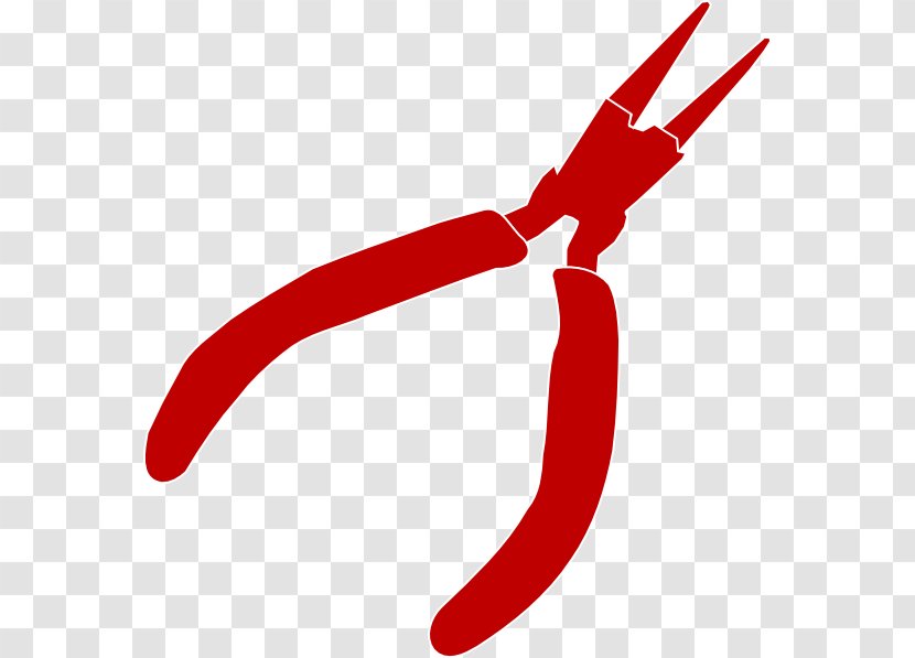 Pliers Clip Art - Red - Screwdriver Transparent PNG