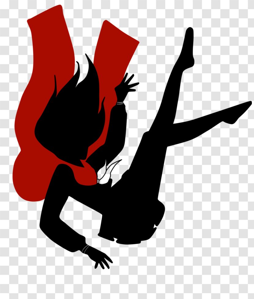 Clip Art Illustration Silhouette Character Fiction - Street Dance - Ayano Pattern Transparent PNG