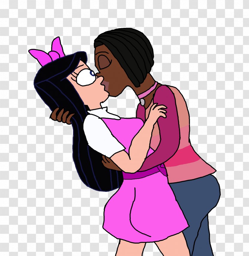 Kiss Happy Birthday, Isabella! Princess Morbucks Drawing Hug - Silhouette Transparent PNG