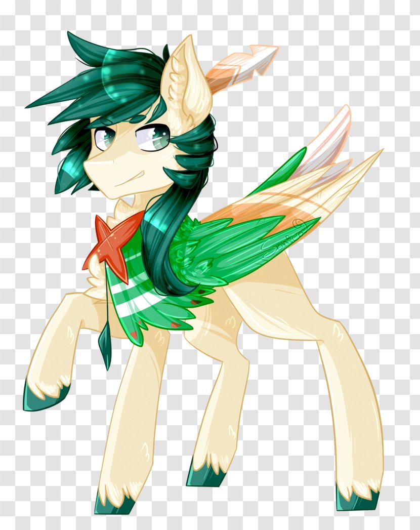 Horse Green Figurine Legendary Creature - Cartoon Transparent PNG