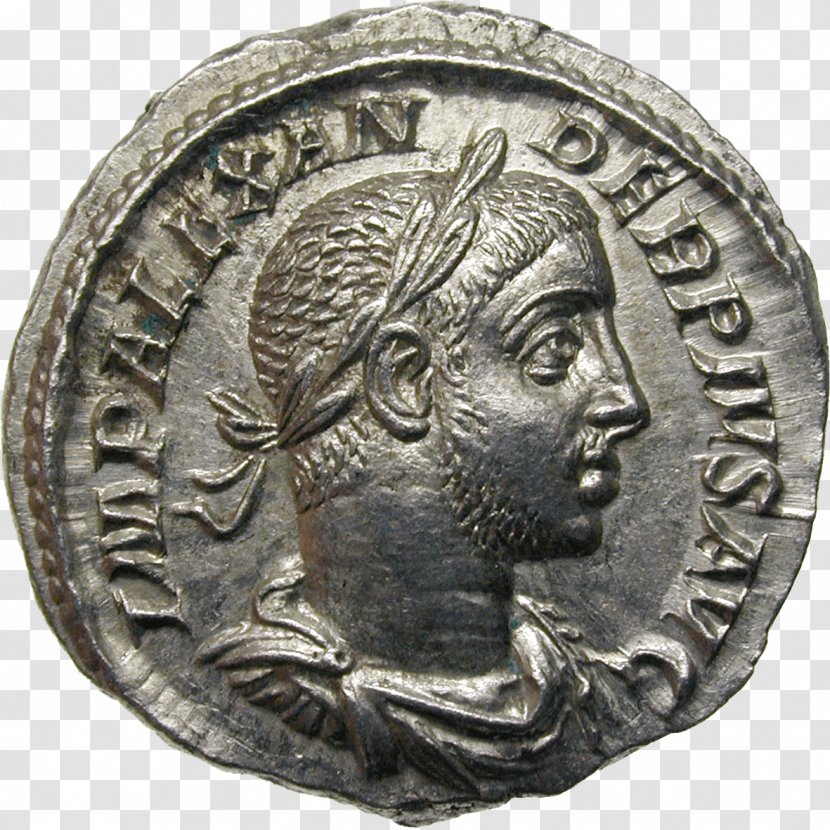 Roman Empire Ancient Rome Emperor Coin Currency - Trajan Transparent PNG