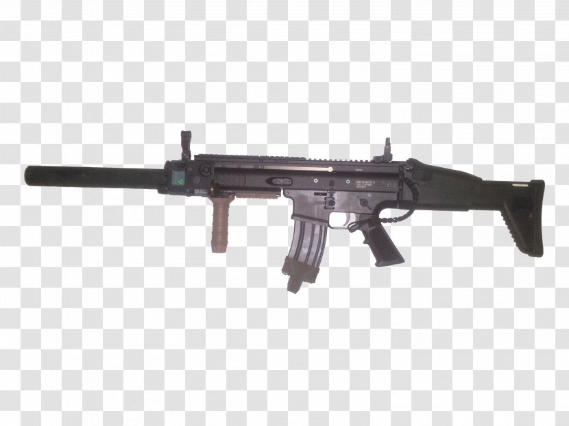 M4 Carbine Airsoft Guns FN SCAR Weapon - Flower - Scar Transparent PNG