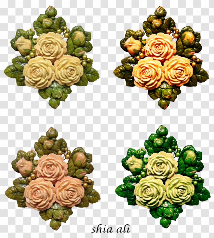 Garden Roses Floral Design Cut Flowers Flower Bouquet - Artificial Transparent PNG