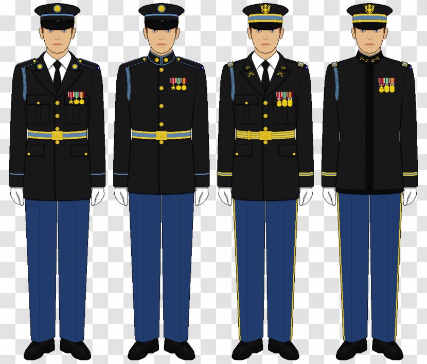 Military Uniform Army Officer Service Dress - Soldier Transparent PNG