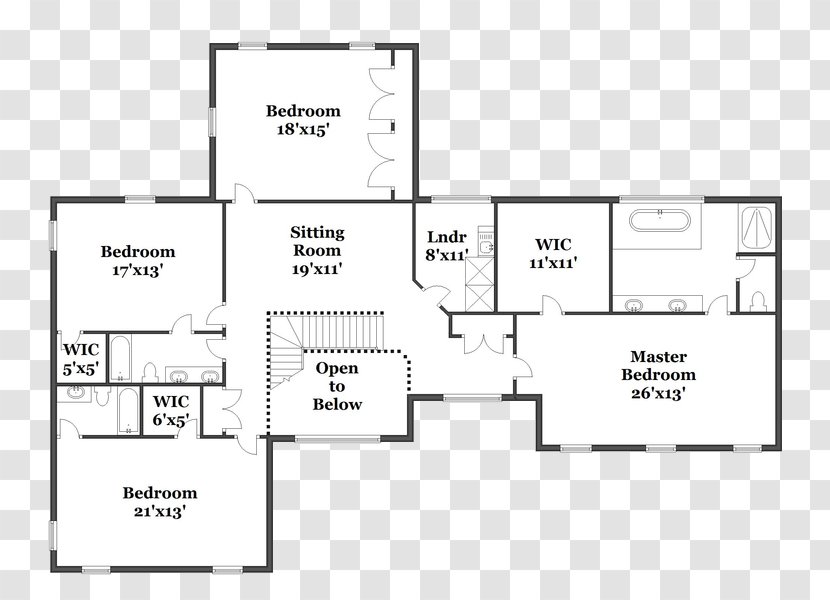Floor Plan Paper White - Area - House Road Transparent PNG