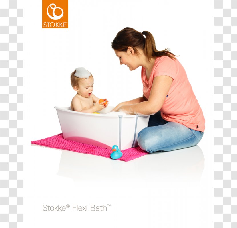 Stokke Flexi Bath Newborn Support- White Infant Child Xplory - Play Transparent PNG