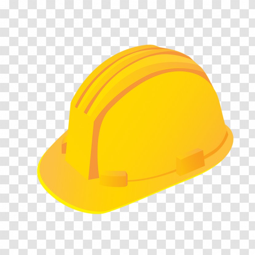 Hard Hat Yellow Helmet Transparent PNG