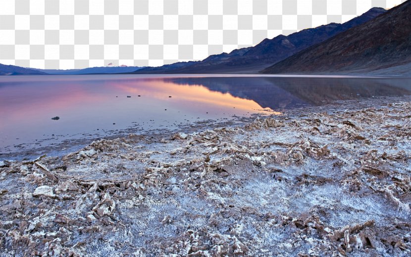 Badwater Basin Devil's Golf Course Dead Sea Mojave Desert Balila - Sky - And Two Salt Transparent PNG