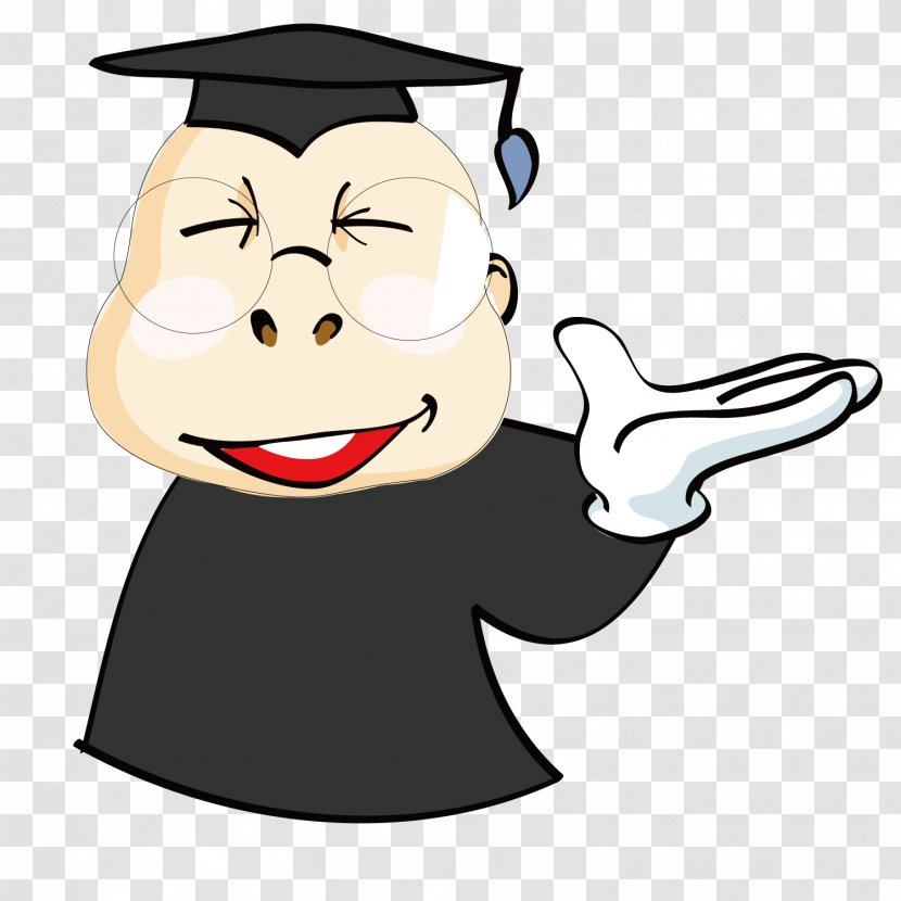 Doctorate Doctor Of Philosophy Cartoon - Facial Expression - Cute Transparent PNG