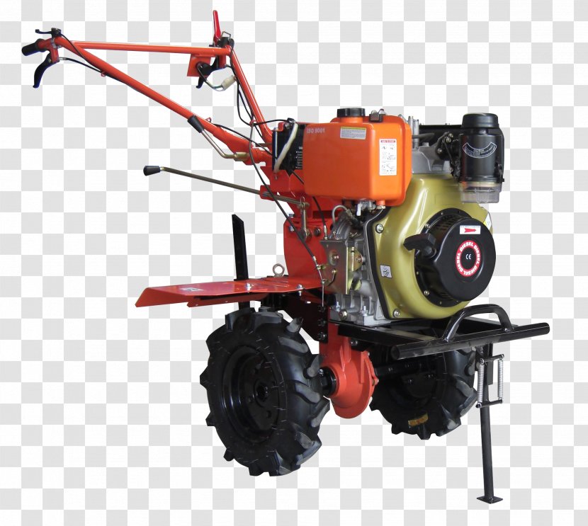 Cultivator Two-wheel Tractor Diesel Fuel Engine Transparent PNG