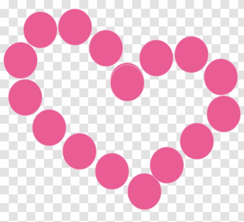 Heart Icon - Polka Dot - Red Combination Heart-shaped Transparent PNG