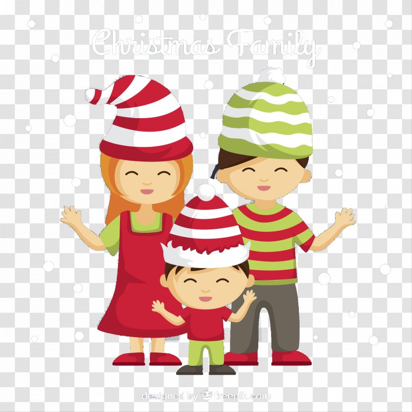 Christmas Family Euclidean Vector - Human Behavior - Material Transparent PNG