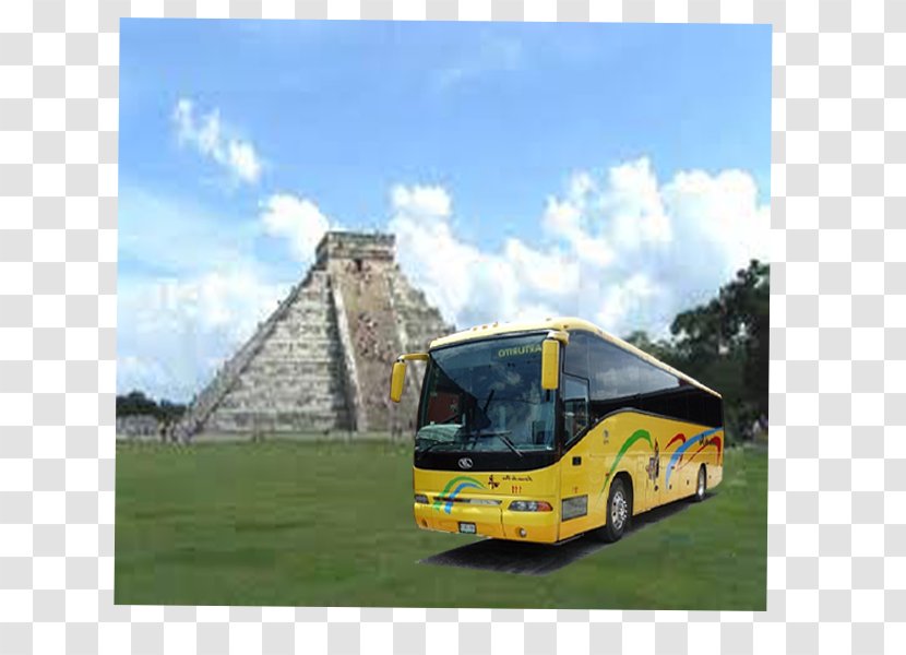 Bus Commercial Vehicle Chichen Itza Car Cancún - Sky Transparent PNG