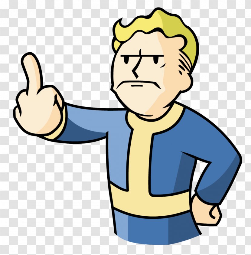 Fallout 4 3 Middle Finger Shelter - Boy Transparent PNG