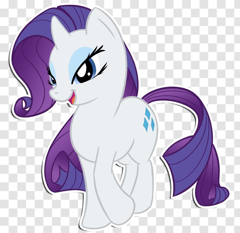 Pony Rarity Twilight Sparkle Applejack Horse - Cartoon - Unicorn Face Transparent PNG