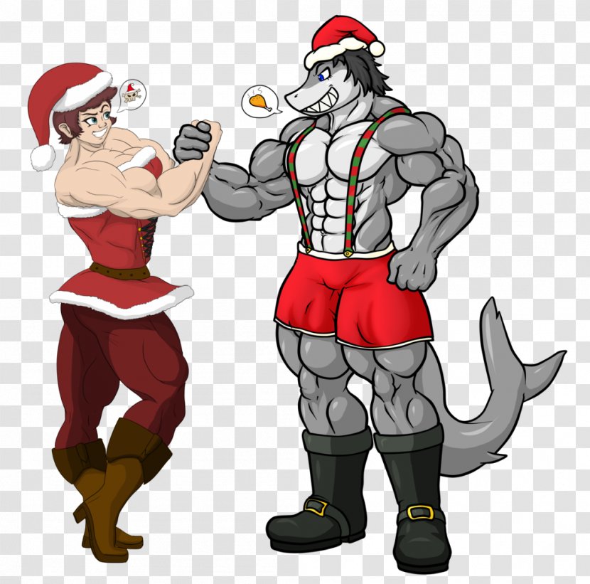 Santa Claus Mammal Christmas Clip Art - Mascot Transparent PNG