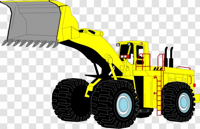 Caterpillar Inc. Komatsu Limited Bulldozer Backhoe Excavator - Loader - Heavy Equipment Cliparts Transparent PNG