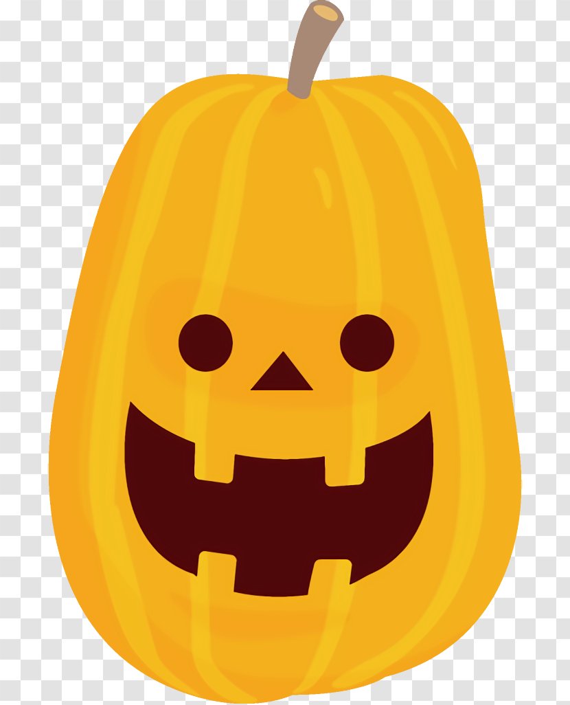 Jack-o-Lantern Halloween Carved Pumpkin - Smile - Vegetable Transparent PNG