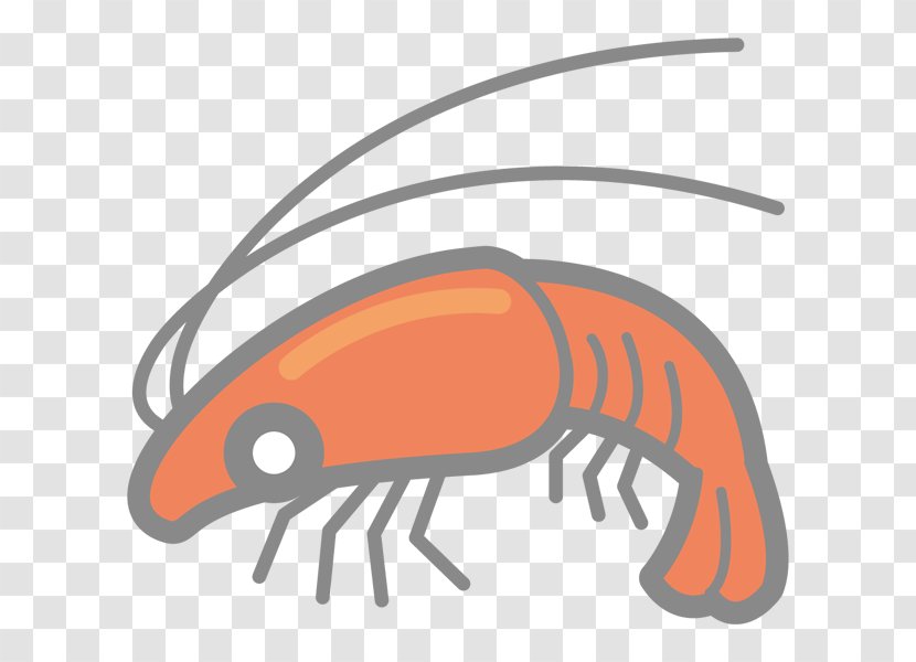 Shrimp Nikuman Seafood Crab Clip Art - Orange - Allergy Transparent PNG