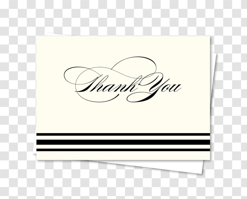Handwriting Calligraphy Letter Of Thanks Font - Hand - Corporate Business Card Transparent PNG