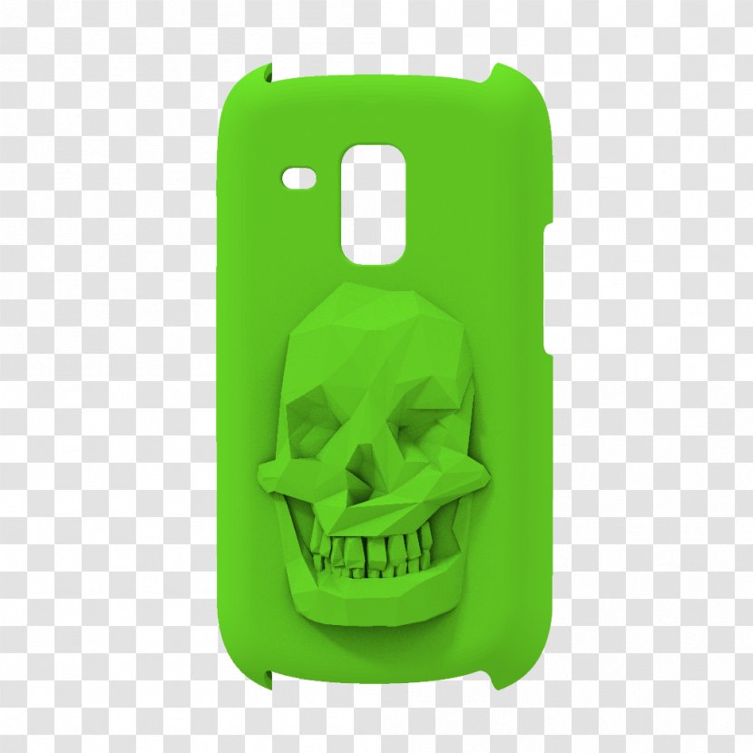 Mobile Phone Accessories Font - Skull - Color Low Polygon Transparent PNG