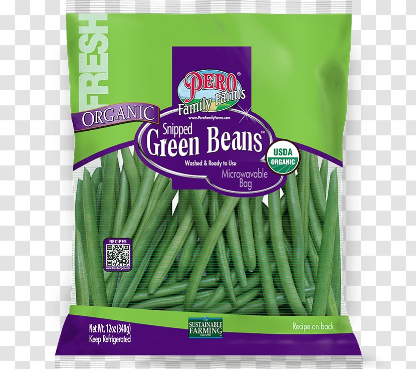 Green Bean Organic Food Vegetarian Cuisine Pero Family Farms Company - Nutrition - String Beans Transparent PNG