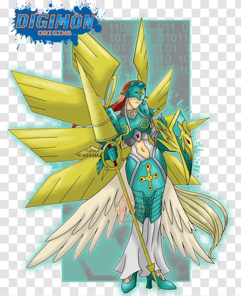 Digimon Masters Ophanimon Seraphimon World 4 Gatomon - Watercolor Transparent PNG