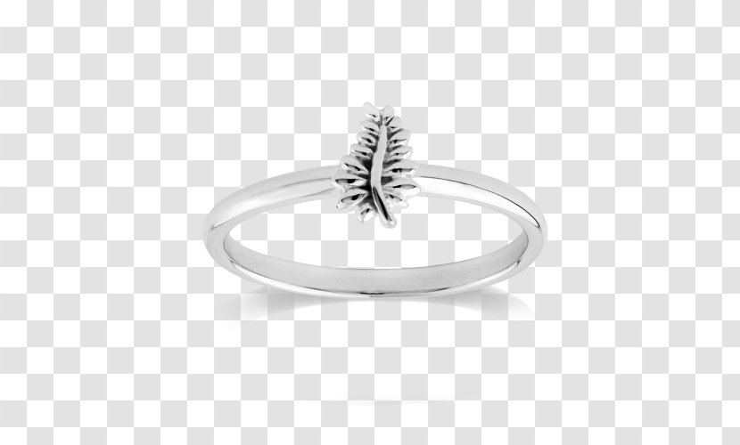 Earring New Zealand Sterling Silver - Fern - Ring Transparent PNG