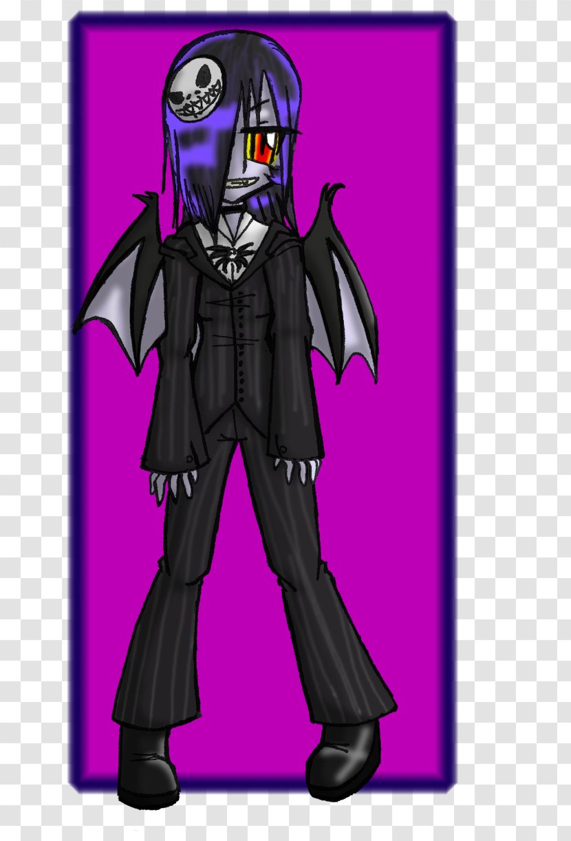 Joker Demon Costume Legendary Creature Animated Cartoon - Purple Transparent PNG